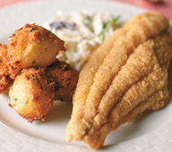 Classic Fried Catfish and Hushpuppies