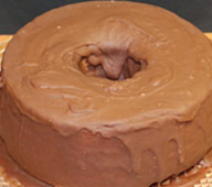 Chocolate Pound Cake with Real Fudge Icing