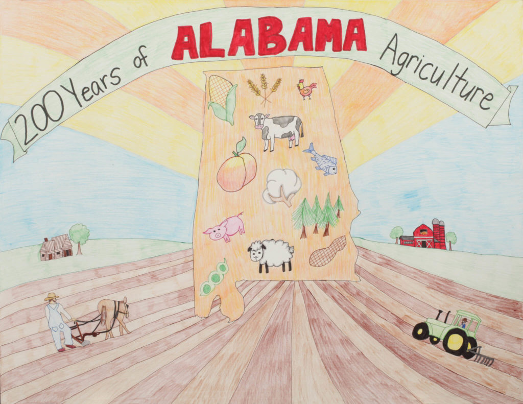 Farm-City program's Farm-City Week Poster contest 2nd place winner, Will Thornton of Houston County, Alabama.
