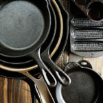 stack of pans
