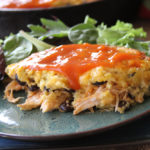 Chicken Enchilada Cornbread Casserole