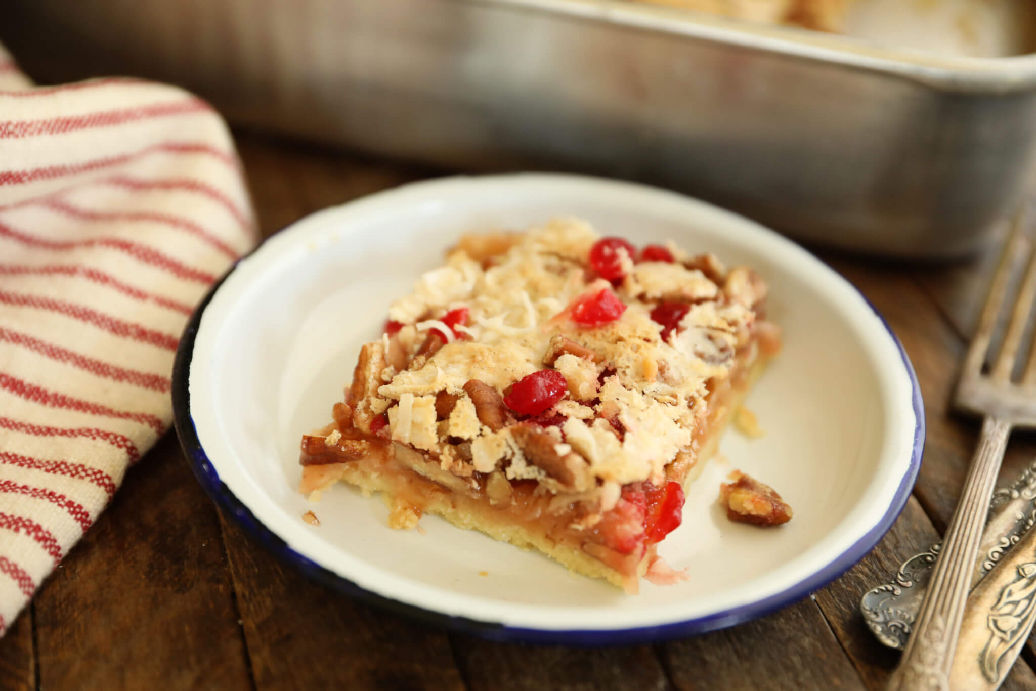 Cherry Coconut Pecan Bars - Alabama Farmers Federation