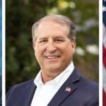 Three congressional candidates in suites.